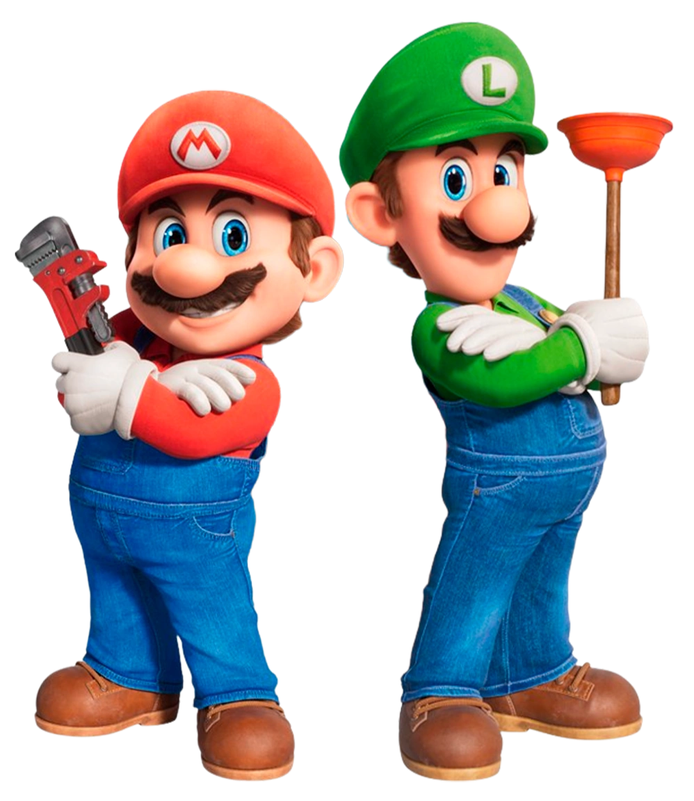 Logo do mario e luigi